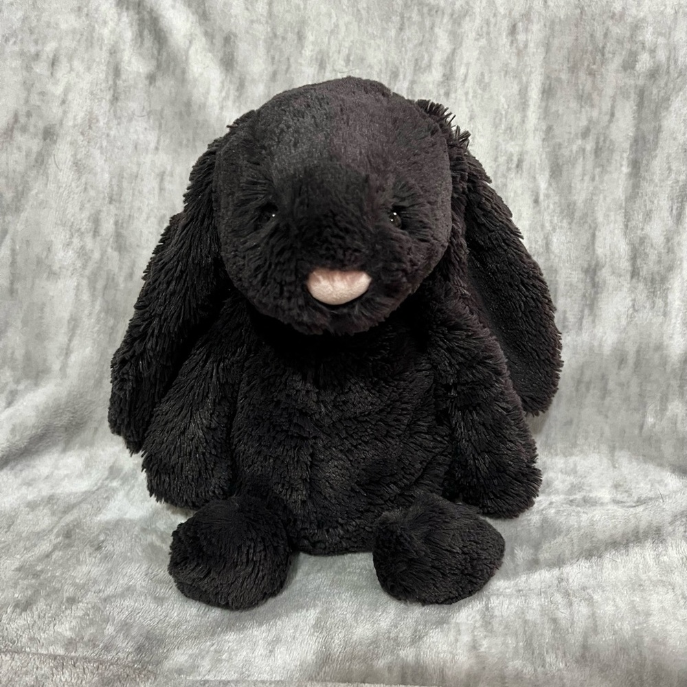 Jellycat Bashful Bunny Inky 12” RARE, Retired, HTF Plush